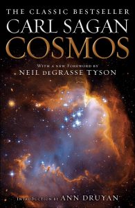 Book Cover of Carl Sagan's Cosmos.