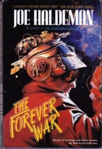 Book cover of Joe Haldeman's The Forever War.