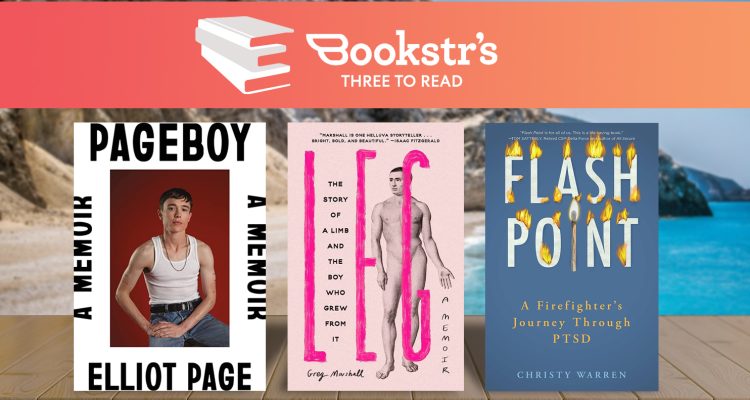 three to read featured image bookstr logo up top three book covers underneath