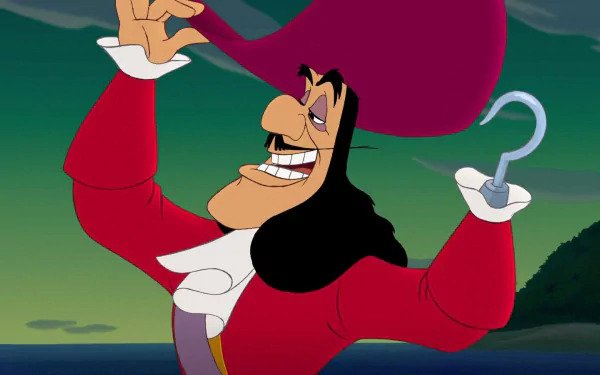 Captain Hook from the 1953 Disney film