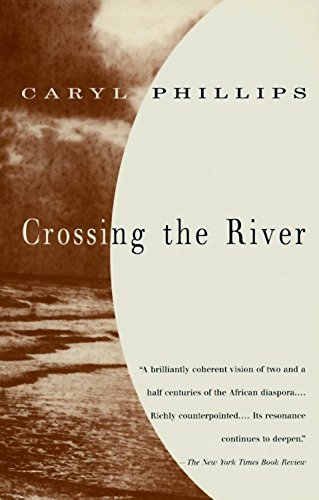 an-unclear-picture-of-a-river-with-a-brownish-tint-and-the-book-title-crossing-the-river