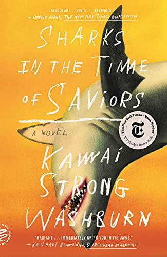 book cover of sharks in the time of saviors by kawai string washburn.