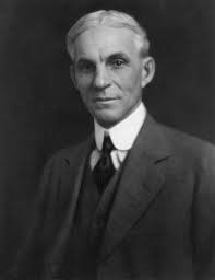 Black and white photo of Henry Ford