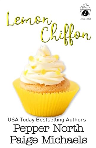 Lemon Chiffon Pepper North Piage Michaels book cover lemon chiffon in yellow pastry cup white background