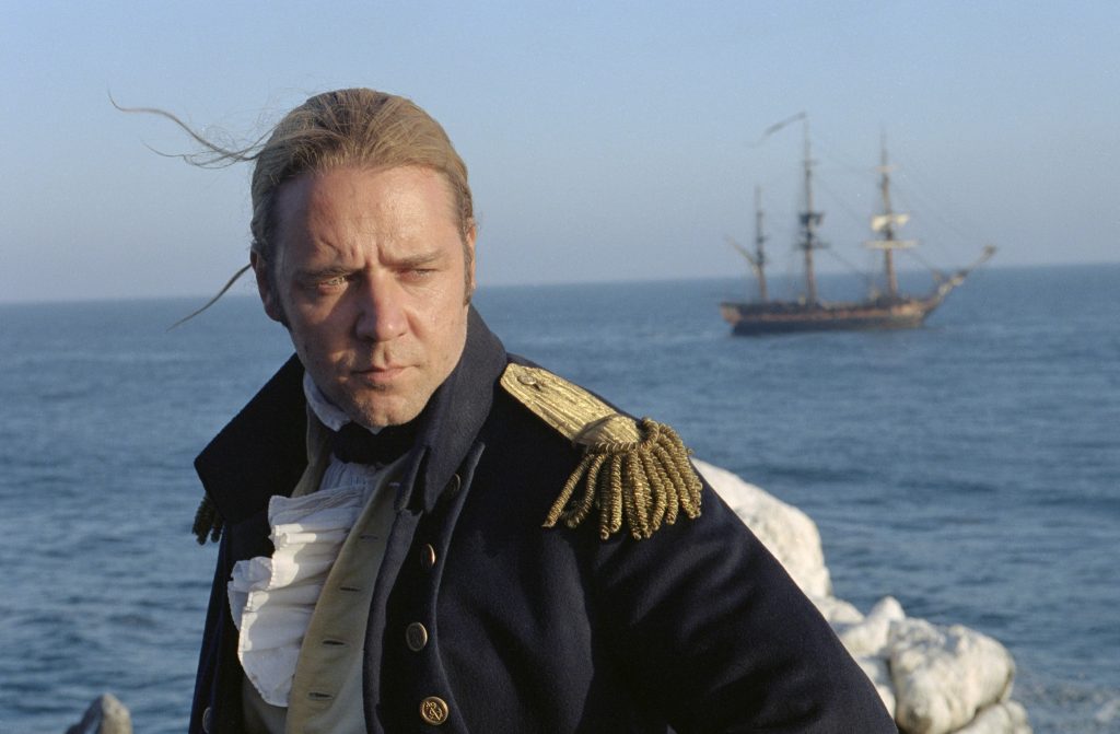 Miramax Films Russell Crowe and Paul Bettany in the film Master and Commander: The Far Side of the World (2003)