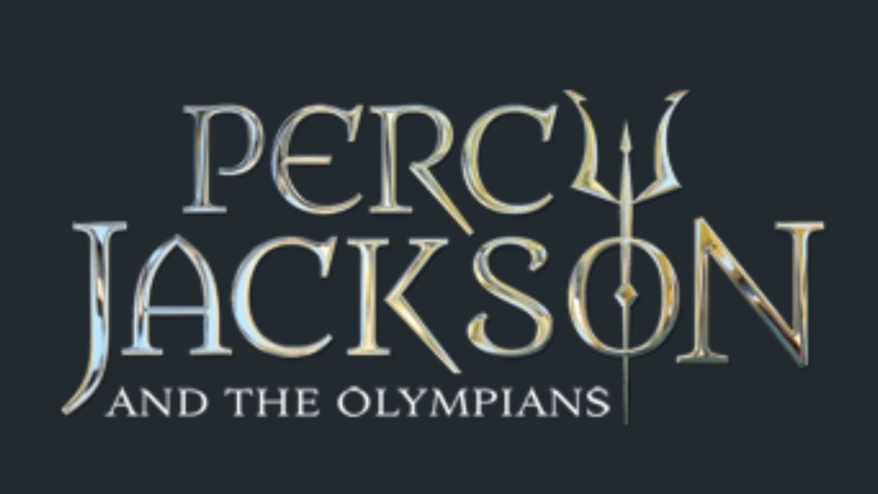 Percy Jackson and the Olympians title from the book cover.