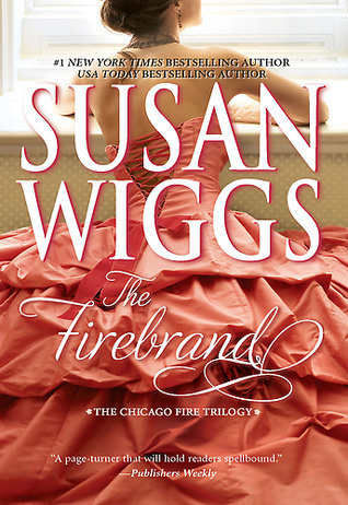 The Firebrand Susan Wiggs book cover lady in pink dress and updo