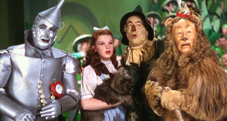 Tinman, Dorothy, Scarecrow, and Cowardly Lion