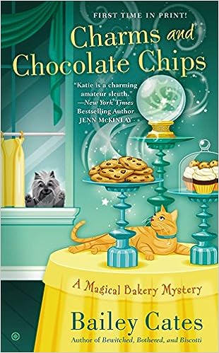 charm and chocolate chips cover cat and cookies