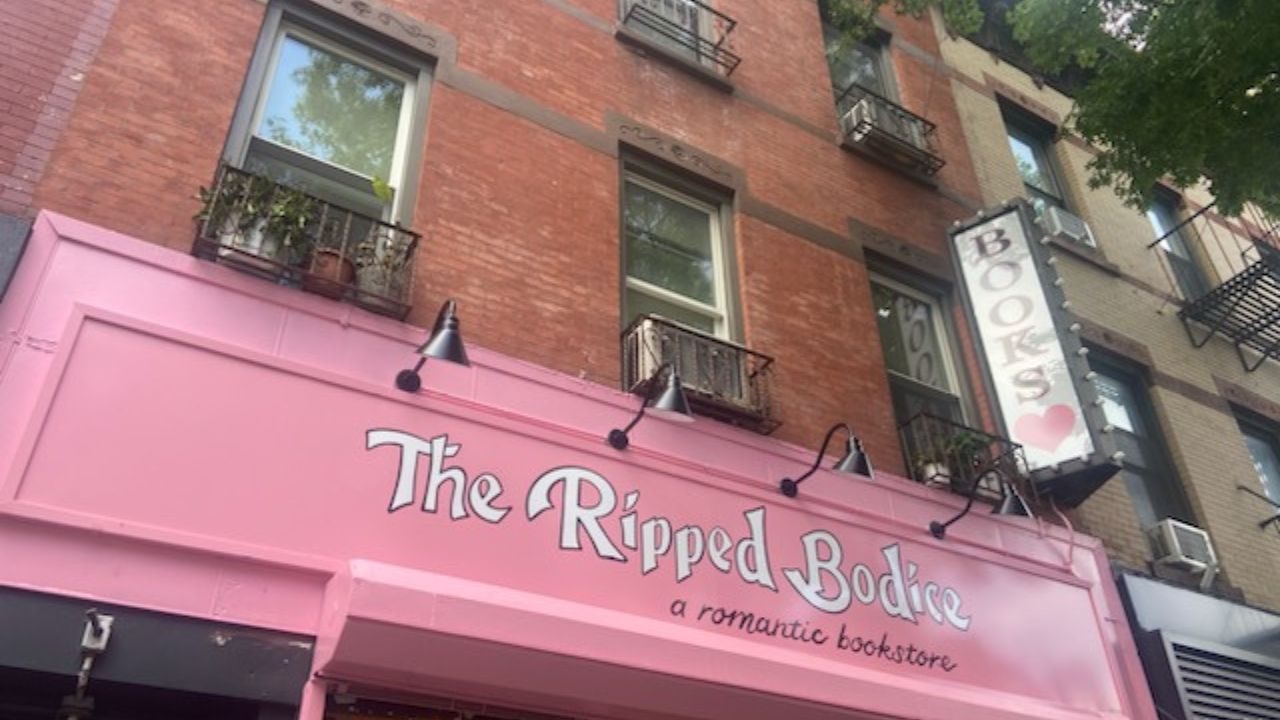 front of the ripped bodice bookstore in brooklyn new york