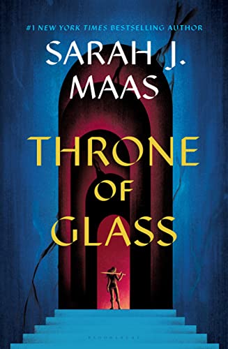Throne of Glass by Sarah J. Maas book cover.