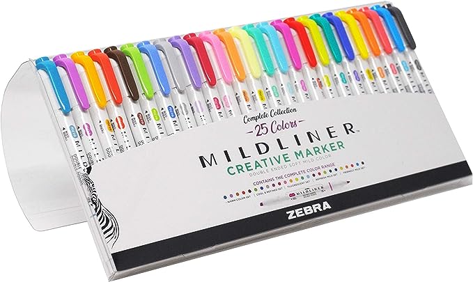 Zebra Mildliner Double-Ended Highlighter Set, 10-Colors, 1 - Fry's