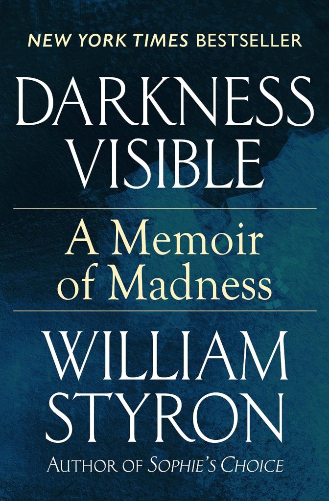 darkness visible book cover, blueish