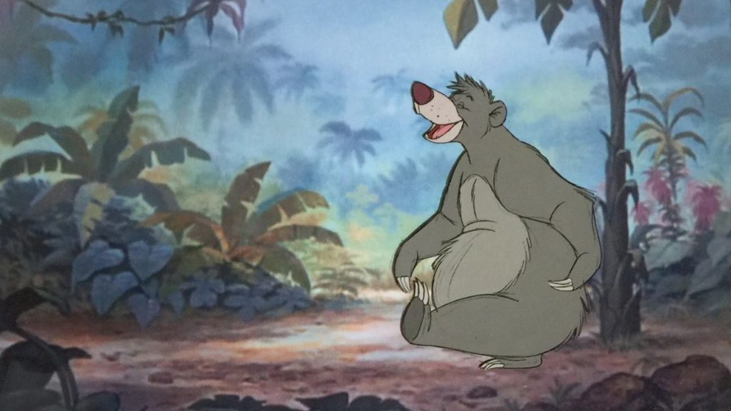Baloo the bear from Disney's The Jungle Book