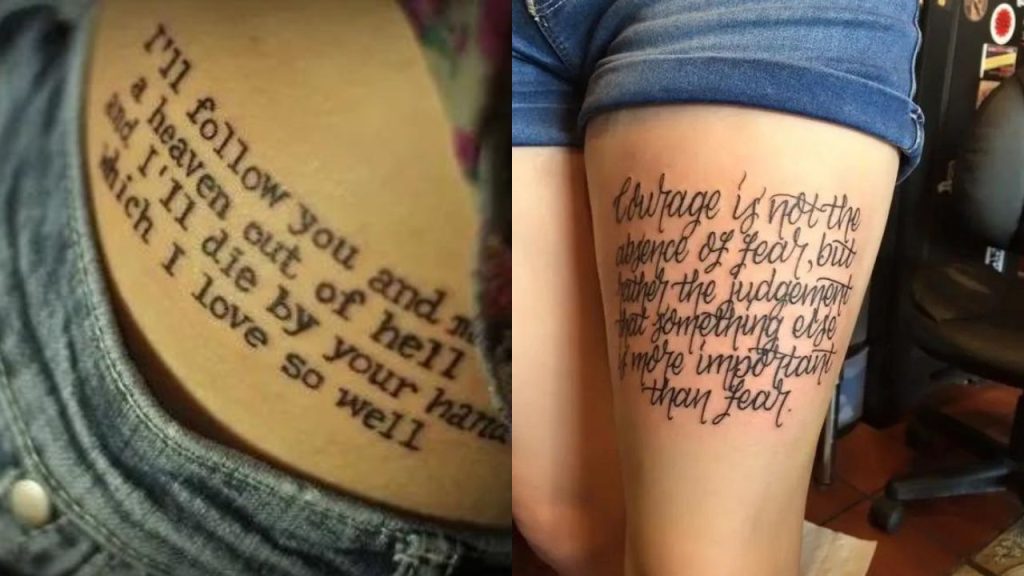 Literary Tattoos: 