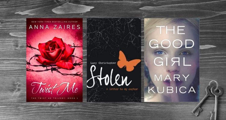 Twist me, stolen, the good girl book covers