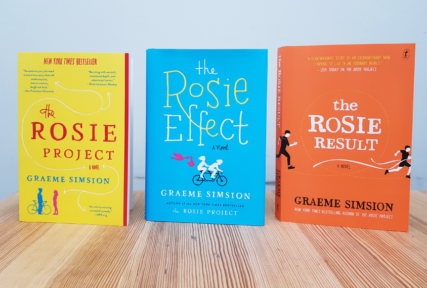 Rosie Project series book covers