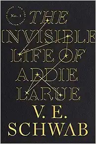 The Invisible Life of Addie Larue by V.E. Schwab black stars cover
