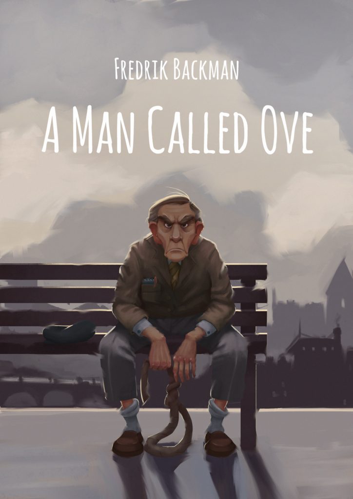 Ove from a Man called Ove fan art books cover illustration