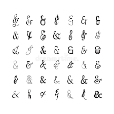 Modern forms of ampersands