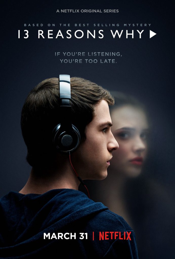 13 Reasons Why TV show poster of Clay and Hannah