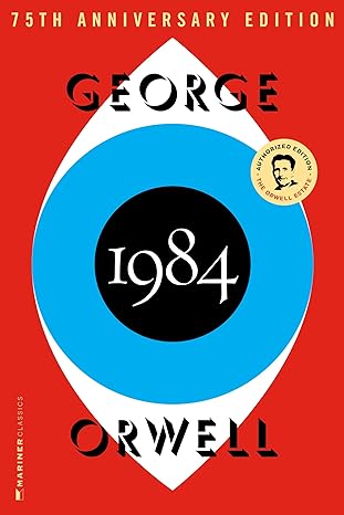 1984 by George Orwell, cook cover.