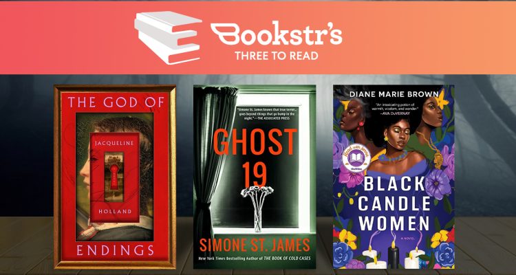 three to read banner with three paranormal fiction book covers