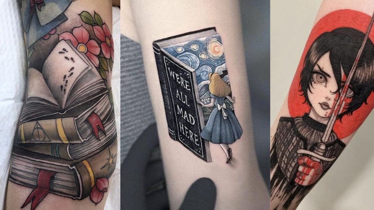 3 Book Lover Temporary Tattoos Smashtat - Etsy