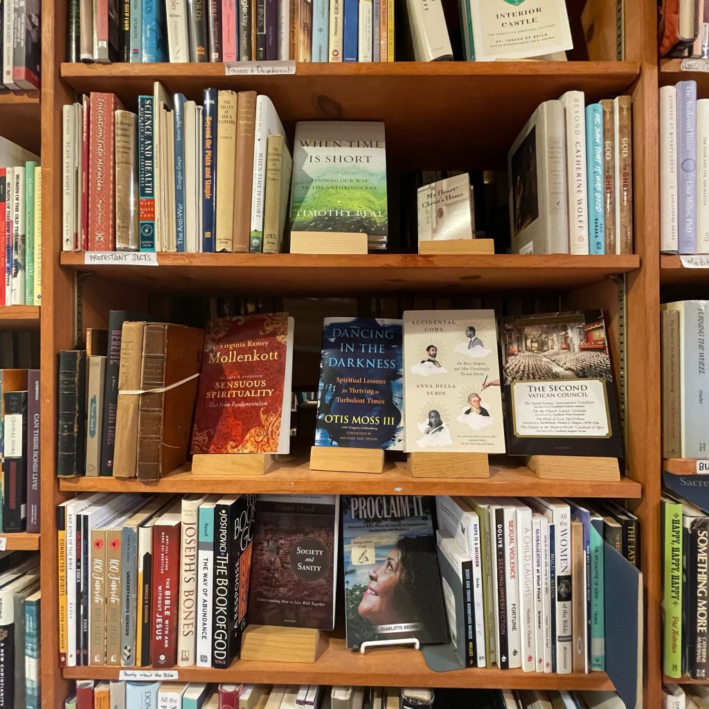 Bookshelf at Loganberry Books
