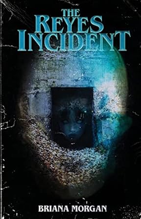 A black and blue cover with a small, ominous entryway. The cover gives an unnerving feeling, as if something will happen if you enter the dark entryway.
