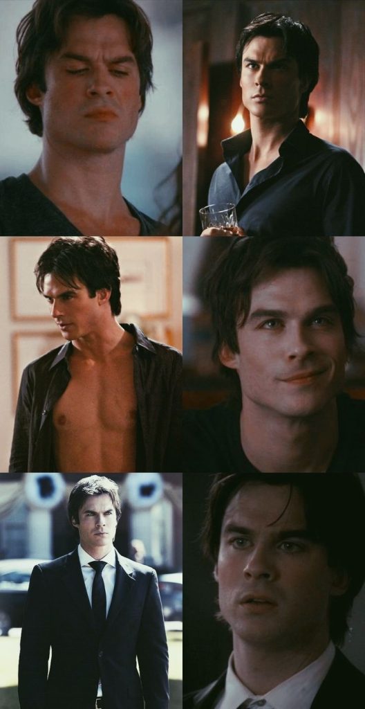 Collage of Damon Salvatore