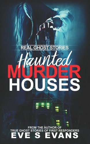 An blue and black cover with a house in the shadows with lights lit up in the windows. A girl looms over the house with her hand held out as if to grab someone. The cover has a ghostly, ominous feel to it.