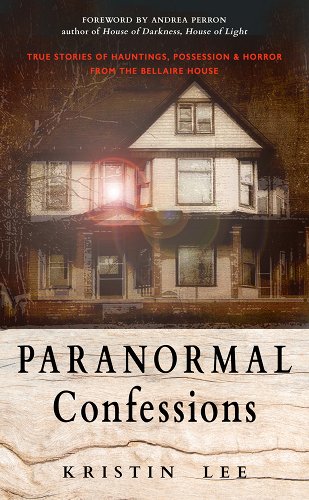 A vintage-looking cover with a large house on the front. The title is in big black lettering at the bottom. There's a haunting look and feel to the cover.