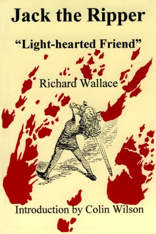 Jack the Ripper: Light-Hearted Friend cover by Richard Wallace, man leaning backward with his hands covering his face while holding a sword surrounded by blood.