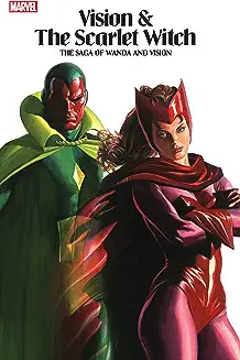 Book cover for Vision and Scarlet Witch graphic novel