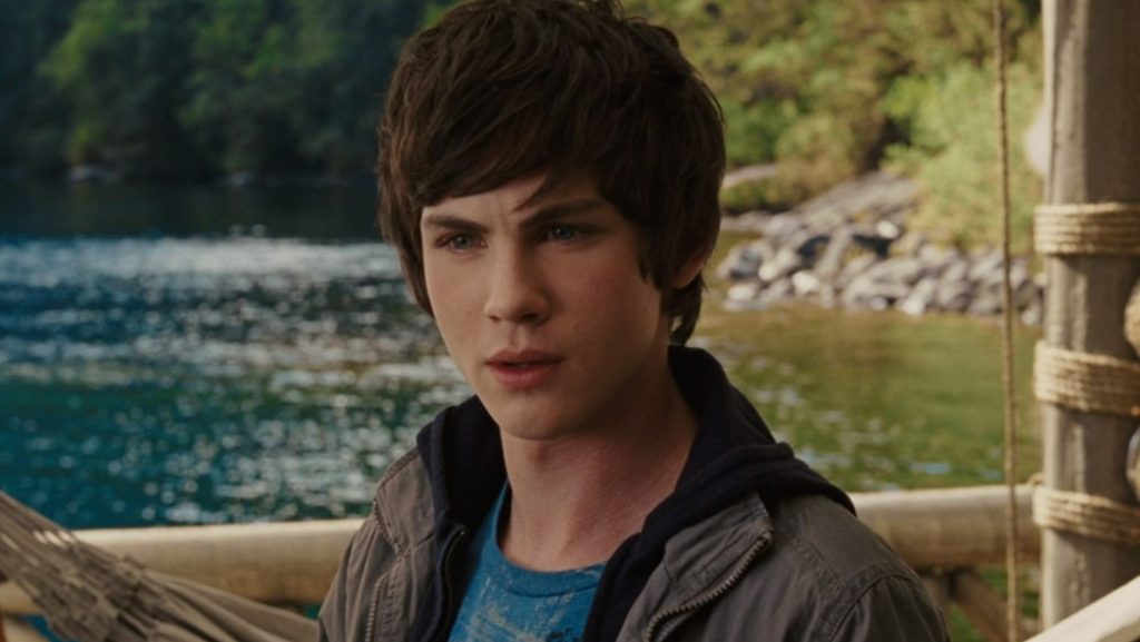 Percy Jackson played by Logan Lerman in Percy Jackson and the Lightning Thief