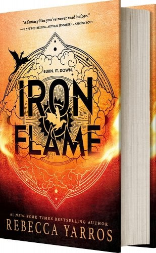 Iron flame by rebecca Yarros book cover
