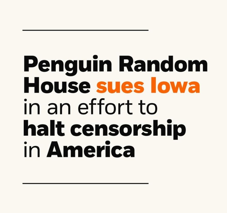 Penguin Random House sues Iowa Instagram Post