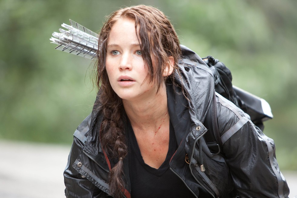 Katniss Everdeen in the 74th hunger games.