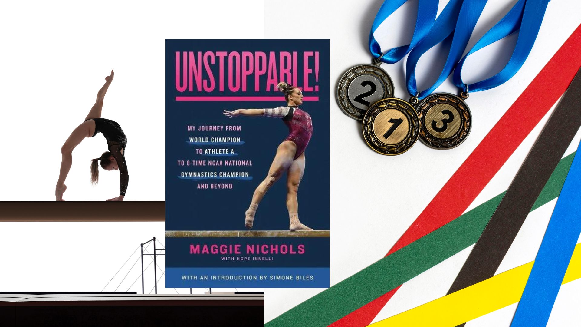 Featured Image with the book cover of Unstoppable! in the center.
