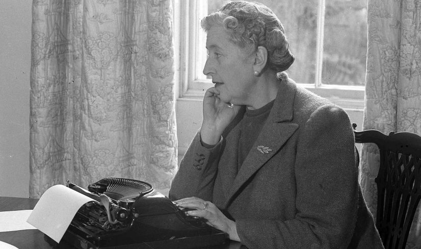 Agatha Christie with Remington No. 2