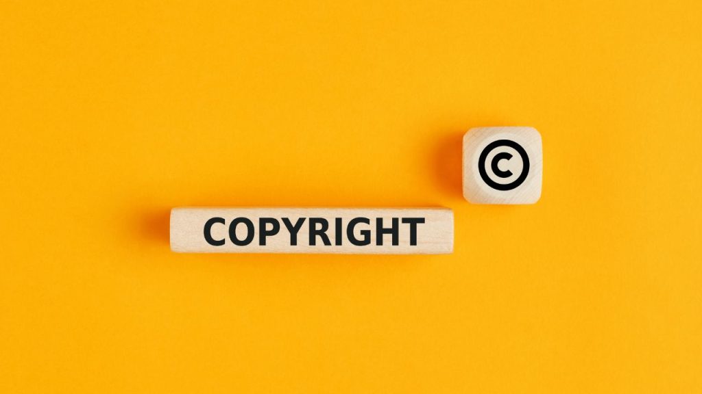 The word "copyright" next to a copyright symbol.