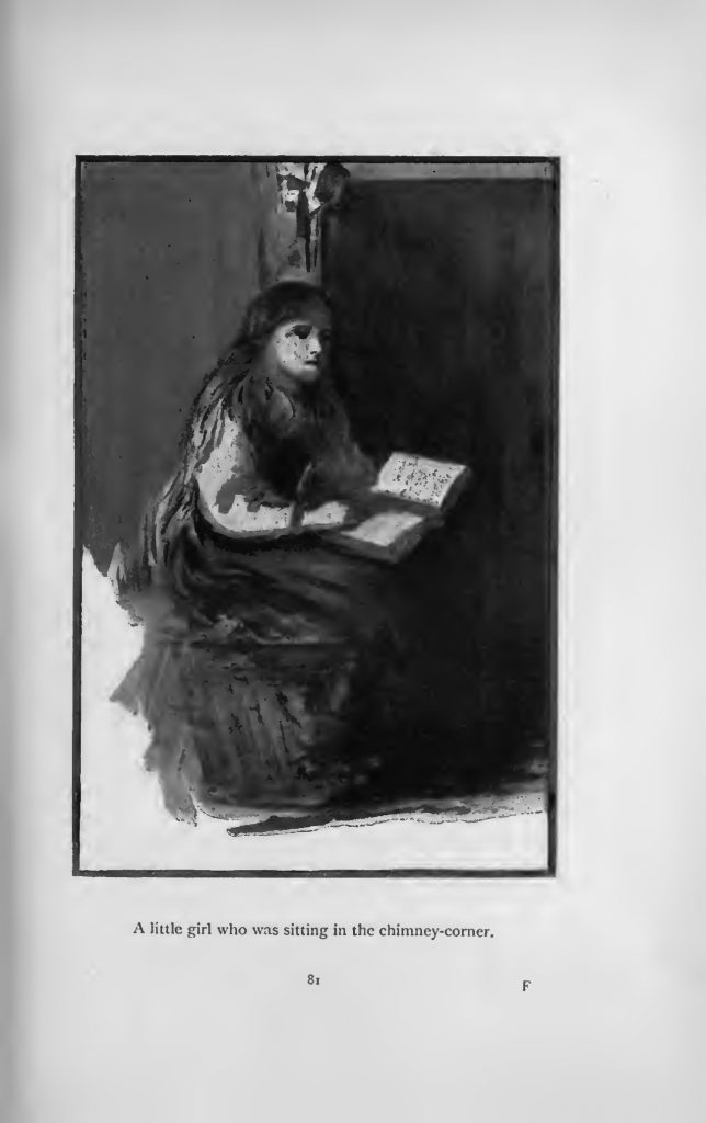 Illustration by John Bell of a female character from "Phantastes" by George MacDonald.