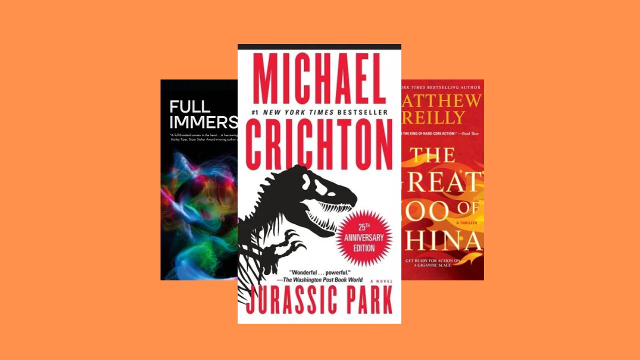 Michael Crichton, Jurassic Park, Full Immersion, Gemma Amore, Matthew Reilly