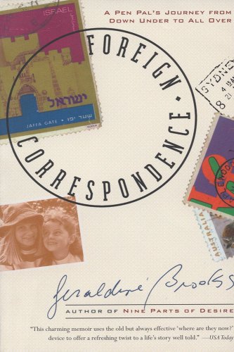 Front cover of Foreign Correspondence showing a photo of two kids and various colored stamps.