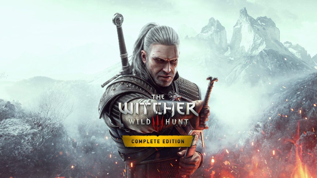 promotional image of The Witcher Wild Hunt video game.