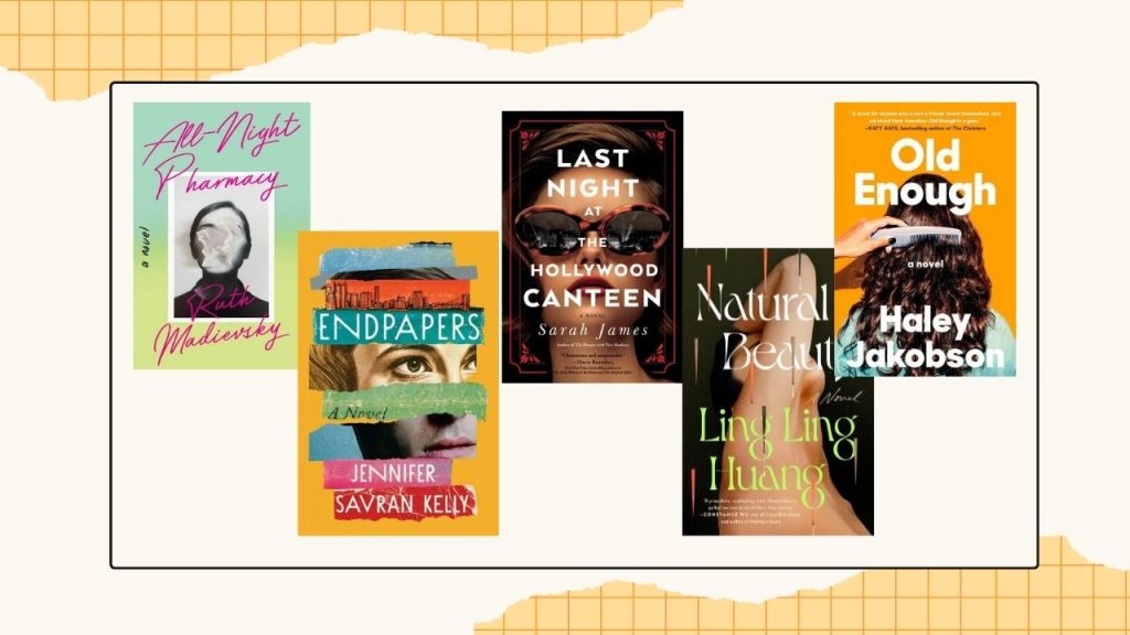 Five book covers to showcase the finalists for the Bisexual Fiction category.