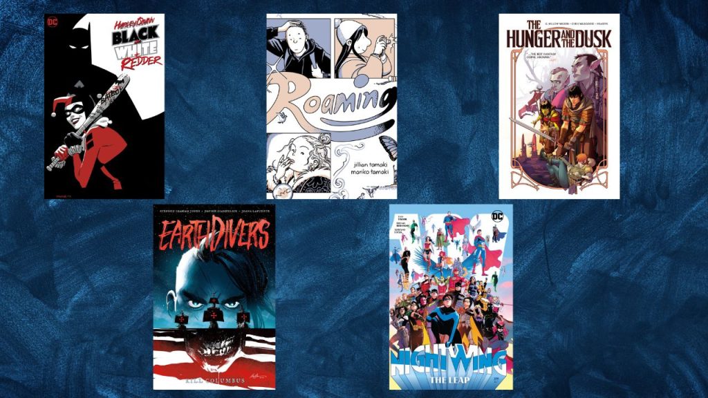 A slide featuring some of the nominated stories for "Best Writer."