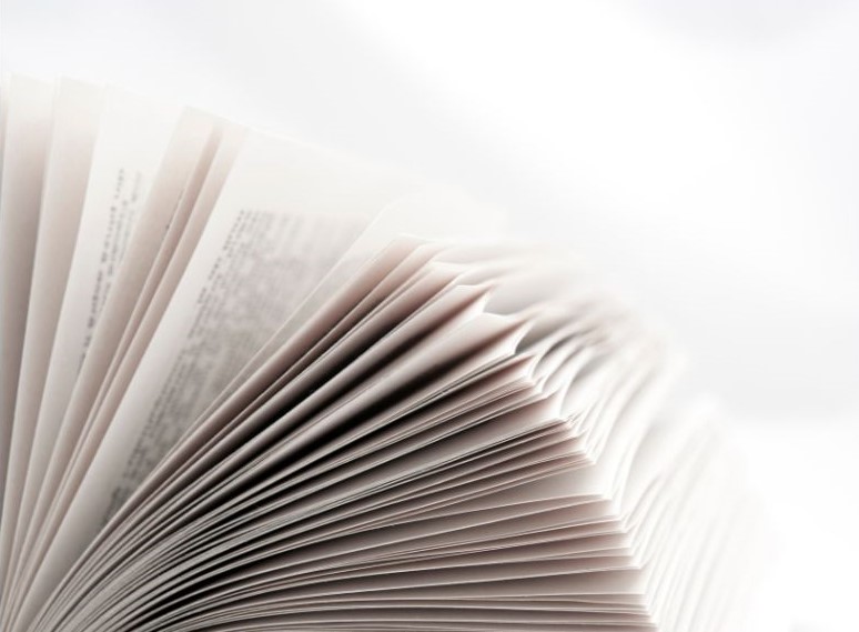 Open book pages.