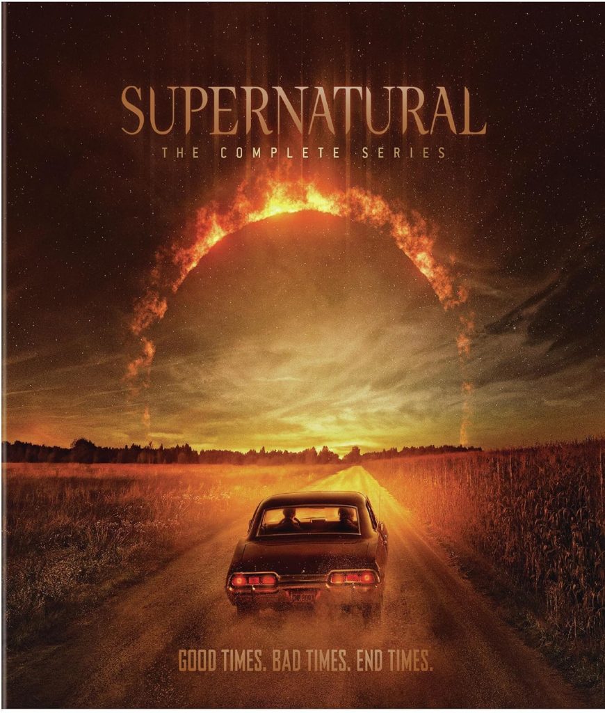 The Winchester car on the cover of the Supernatural series